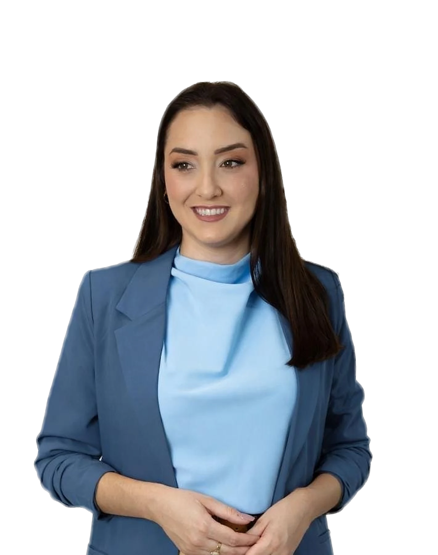 Tais Pettenon, administradora da Acolhe, sorrindo.